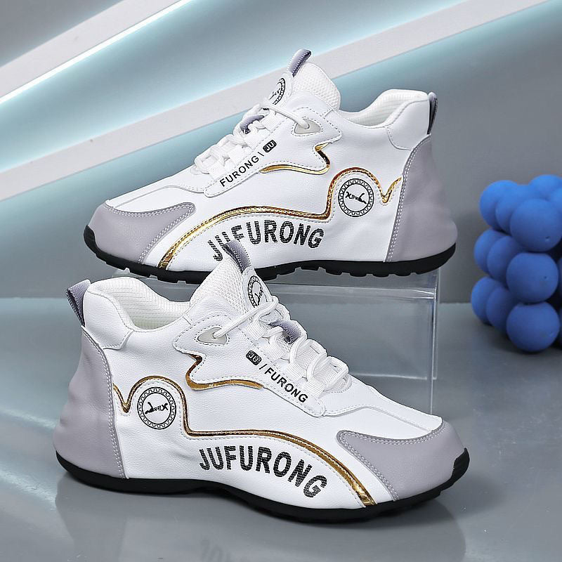 Men's and women's same style board shoes, casual leather shoes, men's and women's anti slip sports casual shoes, spring new couple shoes