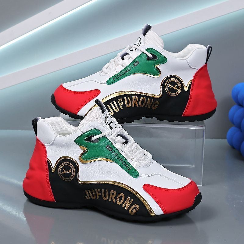 Men's and women's same style board shoes, casual leather shoes, men's and women's anti slip sports casual shoes, spring new couple shoes