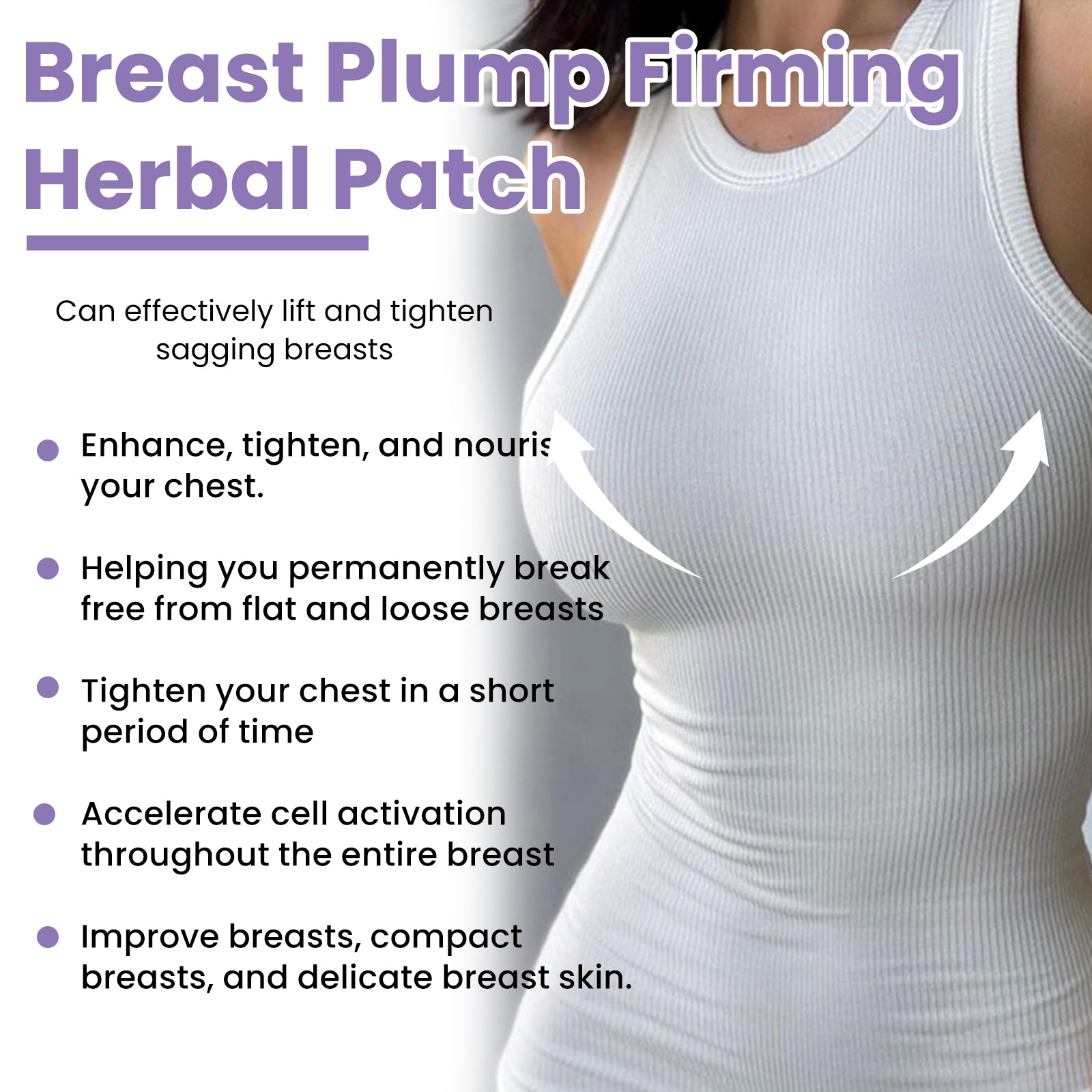 Breast Plump Firming Herbal Patch, Women