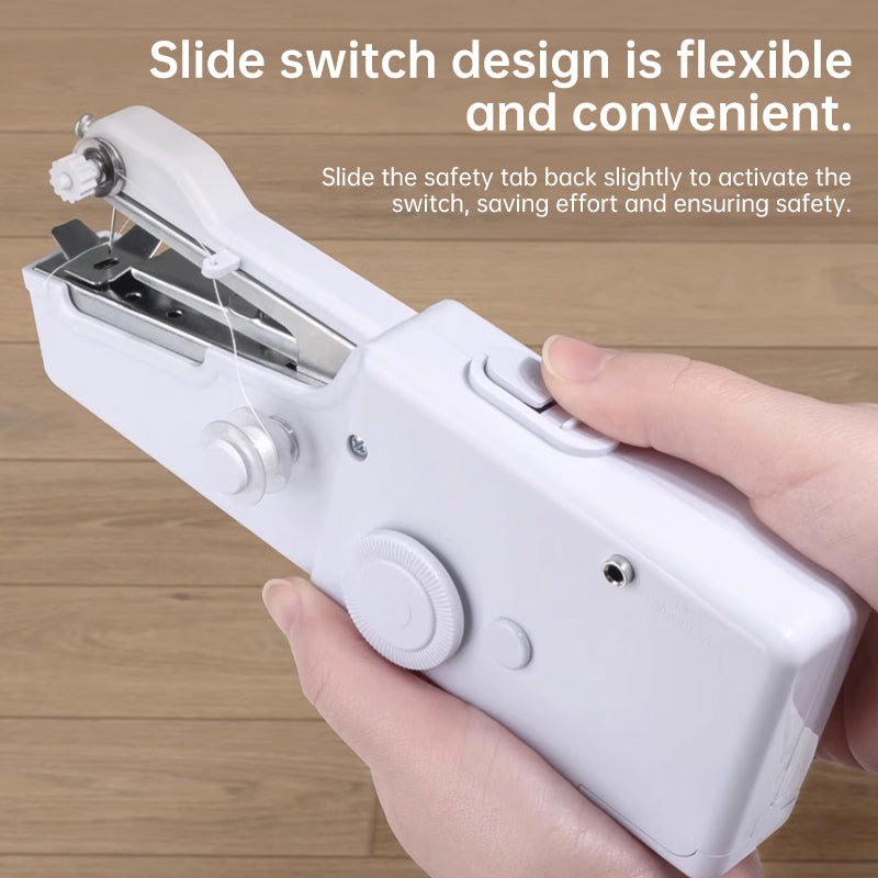 Mini Portable Handheld Electric Sewing Machine with Bobbin – For Home & Travel Sewing/Handcrafts