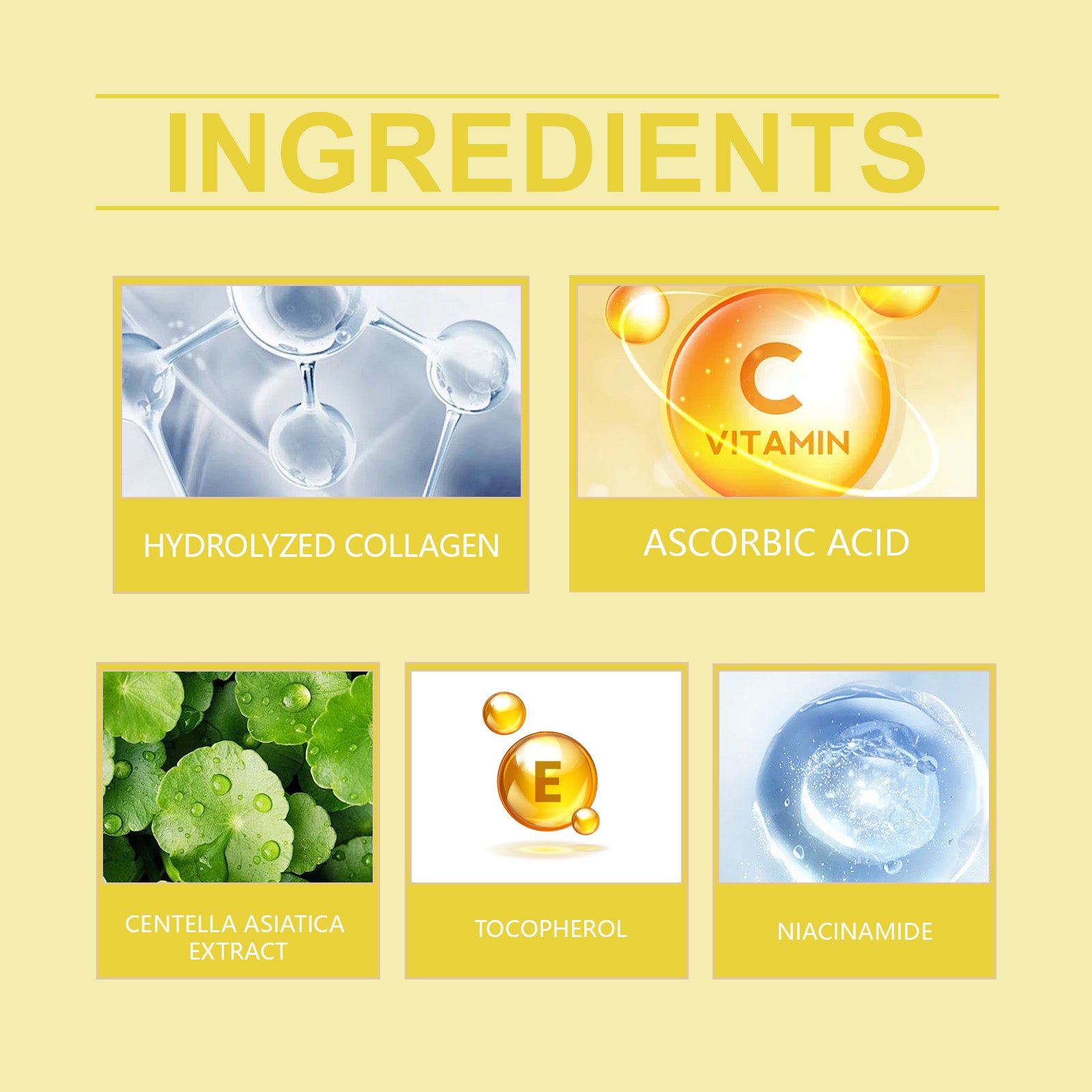 5 In 1 Facial Essence, Moisturizing, Hydrating And Improving Skin, Lightening Fine Lines And Moisturizing Skin