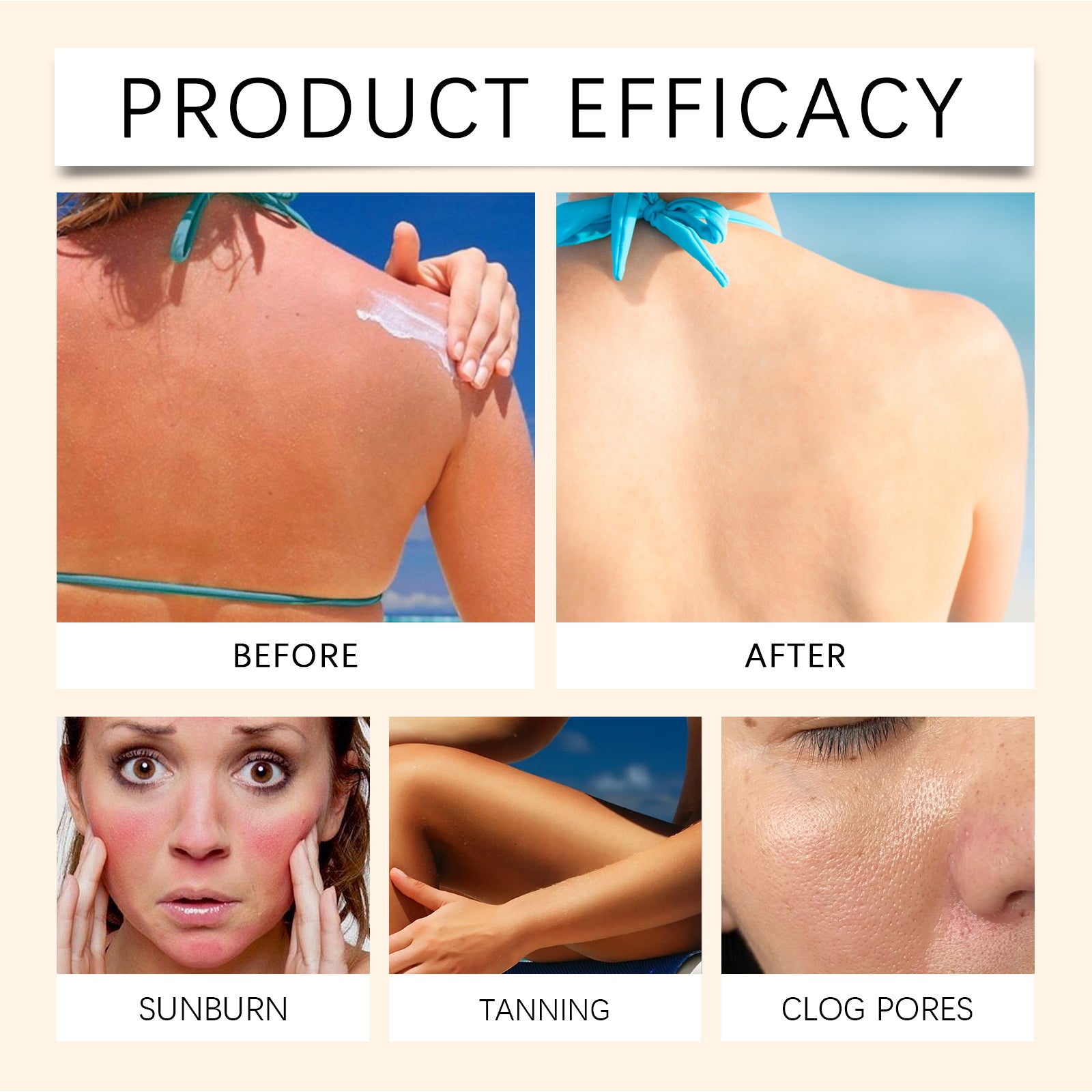 Whitening Sunscreen, Daily Moisturizing Skin Isolation And Protection Cream