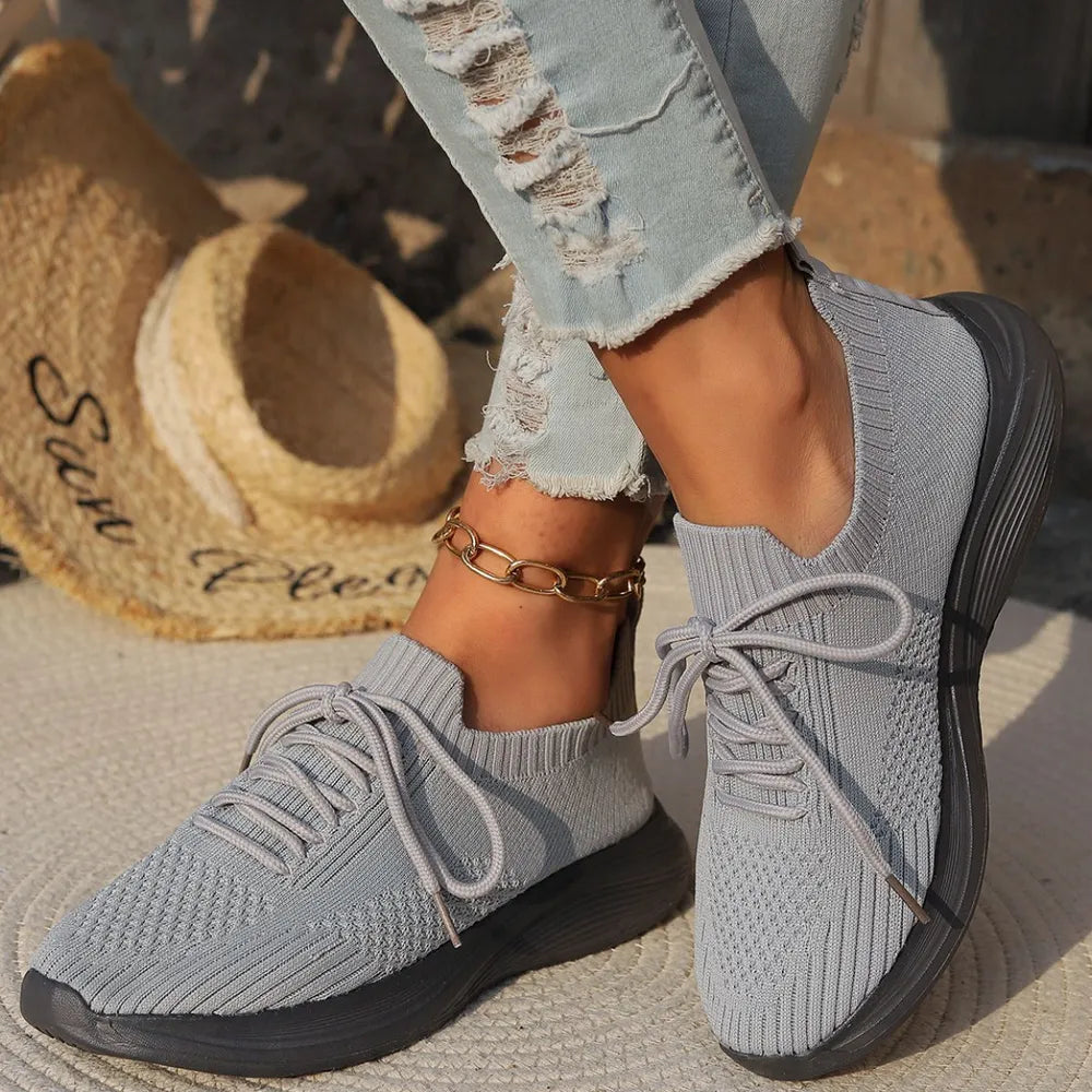 Lace Up Mesh Breathable Athletic