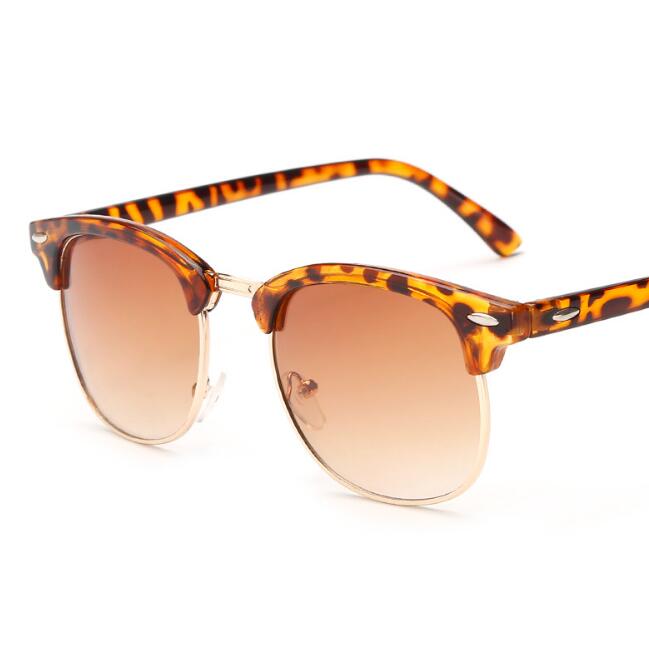 Semi Rimless Polarized Sunglasses Men Women Brand Designer Half Frame Sun Glasses Classic Oculos De Sol UV400