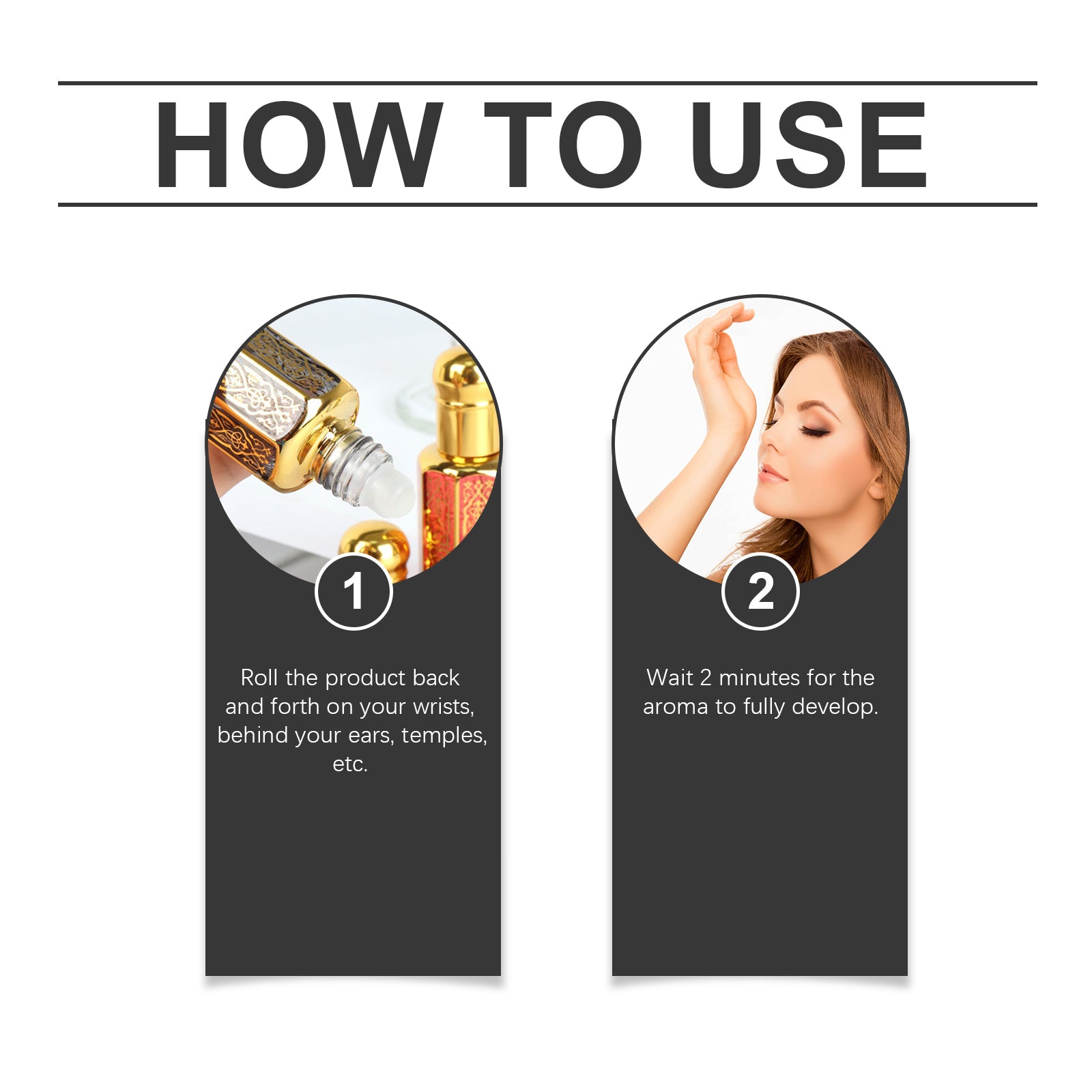 Roxelis Arabian Style Perfume Evening Fragrance Natural Fresh Light Elegant Fragrance Keep Fragrance Portable Exudes Charm Perfume