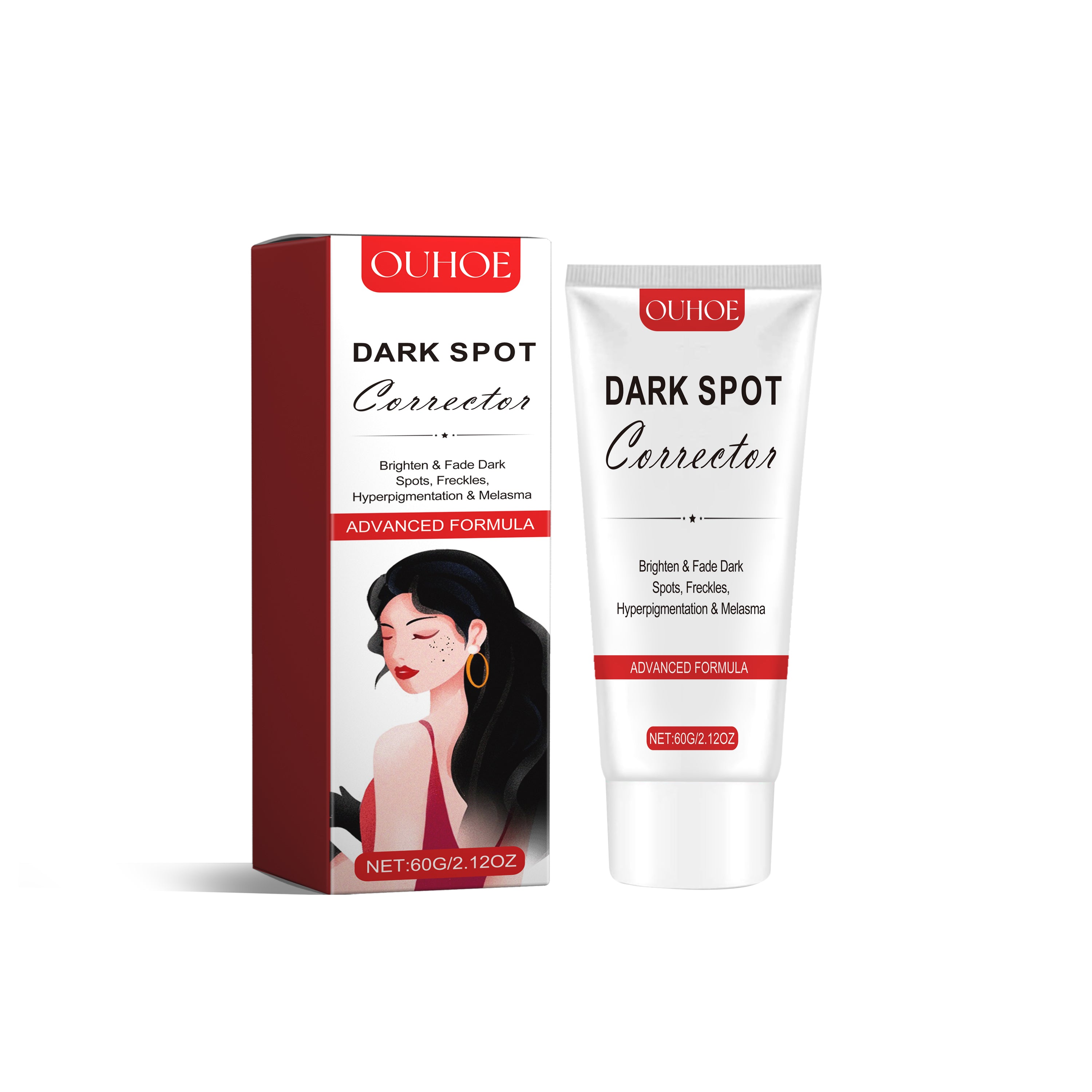 Dark Spot Whitening Cream, Lightening Yellow Brown White Spot Cream Dark Spots Correct Skin Tone Moisturize Skin Whitening