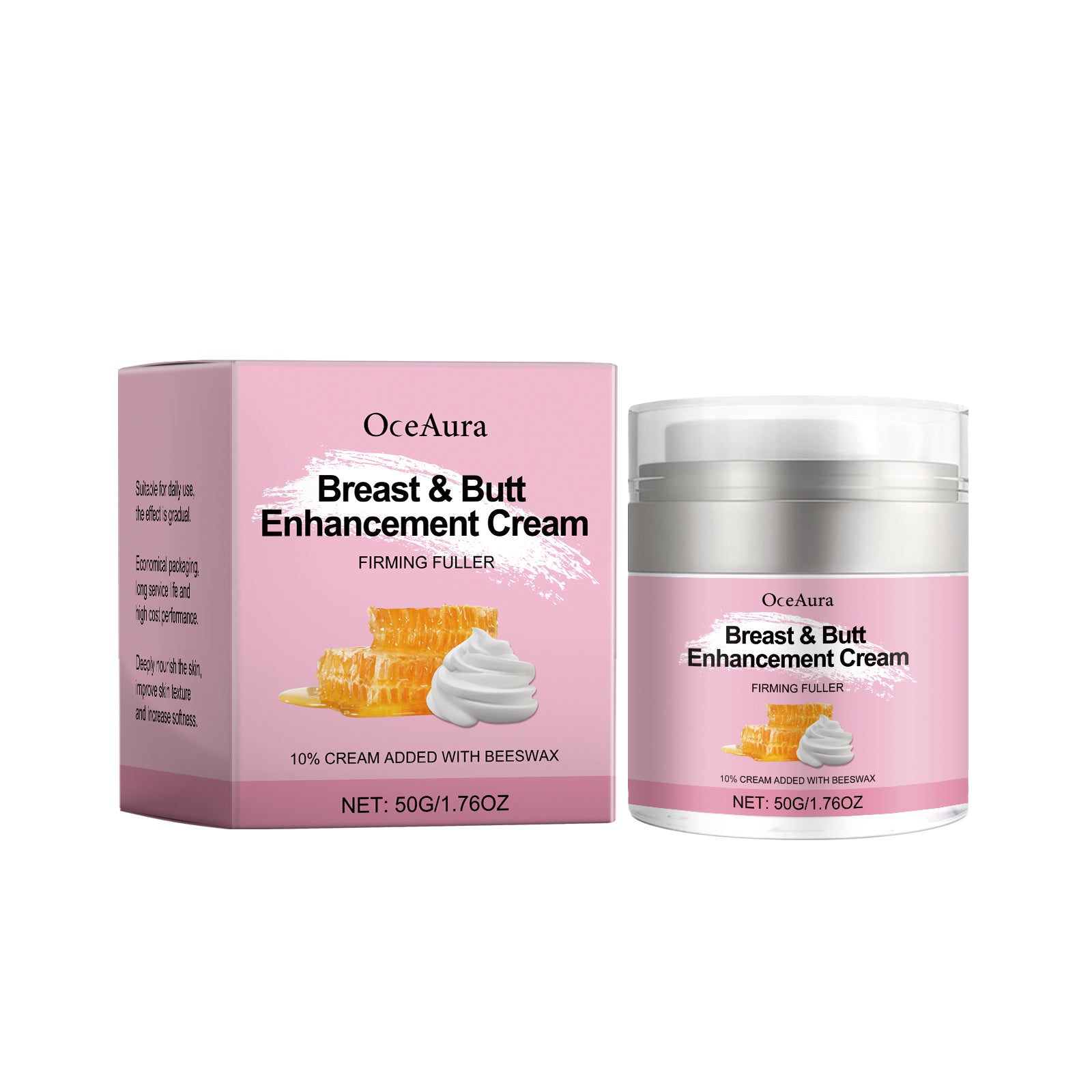 Breast Cream Breast Gentle Care Nourishing, Soft, Moisturizing And Elastic Skin Massage Care Cream