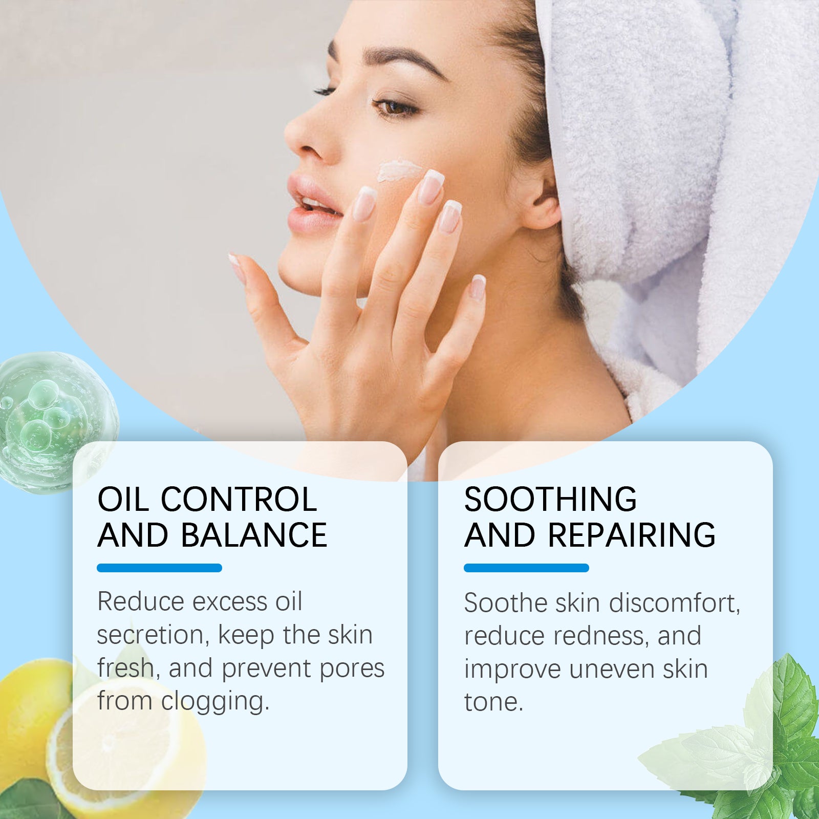 Azelaic Acid Acne Cream Gently Nourishes And Moisturizes Skin And Balances Oil And AcneOuhoe Azelaic Acid Acne Cream Gently Nourishes And Moisturizes Skin And Balances Oil And Acne