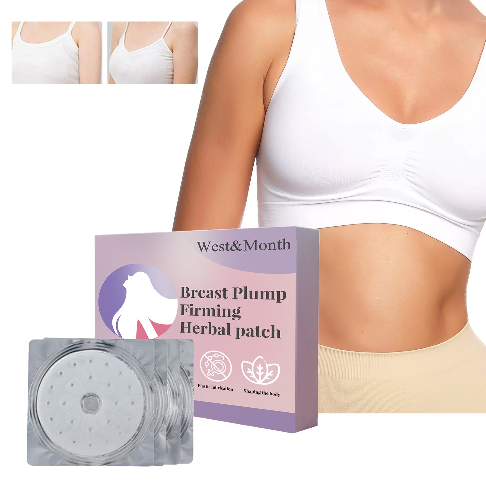 Breast Plump Firming Herbal Patch, Women