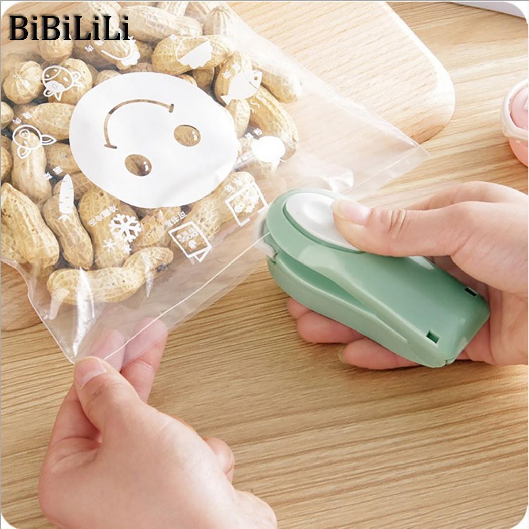 Food Bag Sealer Handheld Storage ABS Bag Heat Casual Plastic Party Dating Seals Resealer Packet Green Pink etc Blue Snack