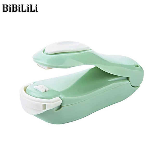 Food Bag Sealer Handheld Storage ABS Bag Heat Casual Plastic Party Dating Seals Resealer Packet Green Pink etc Blue Snack