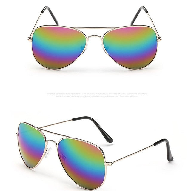 Pilot Mirror Sunglasses Women/Men Brand Designer Luxury Sun Glasses Women Vintage Outdoor Driving Oculos De Sol