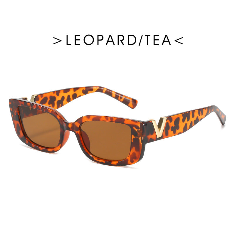 Trendy New Sunglasses Fashion Simple Square Hip-Hop Glasses Net Red With The Same Paragraph Street Shooting Sunscreen Sunglasses