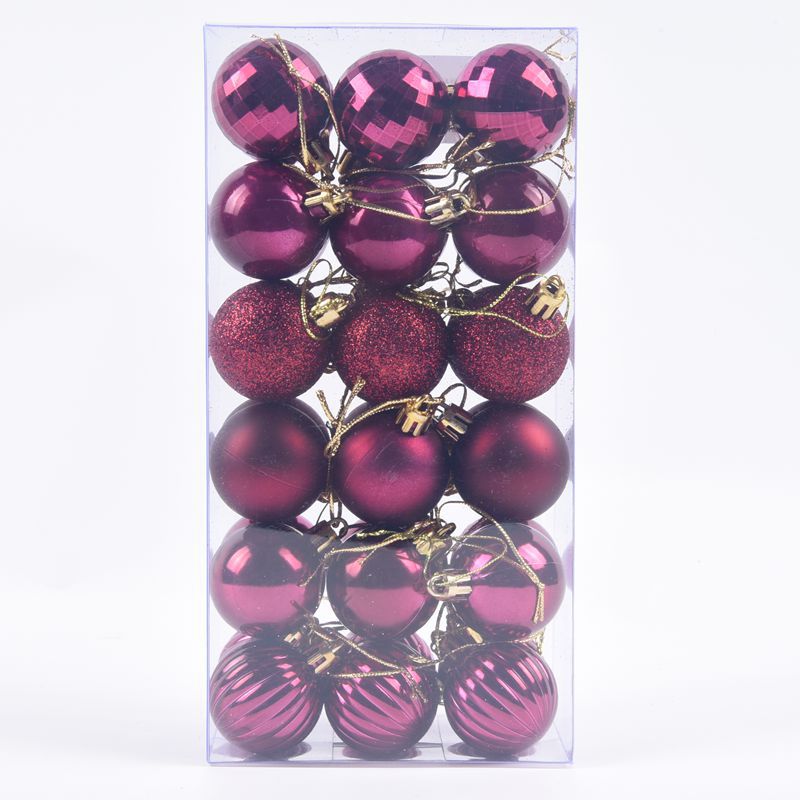 Popular 4CM36 Christmas Ball Christmas Decorations Christmas Tree Decorations Small Pendants