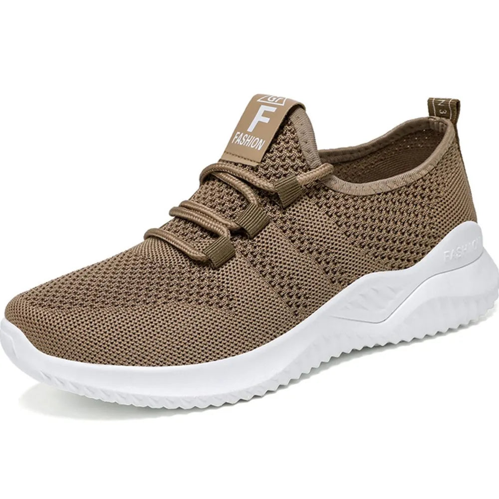 Breathable Mesh Lace Up Athletic