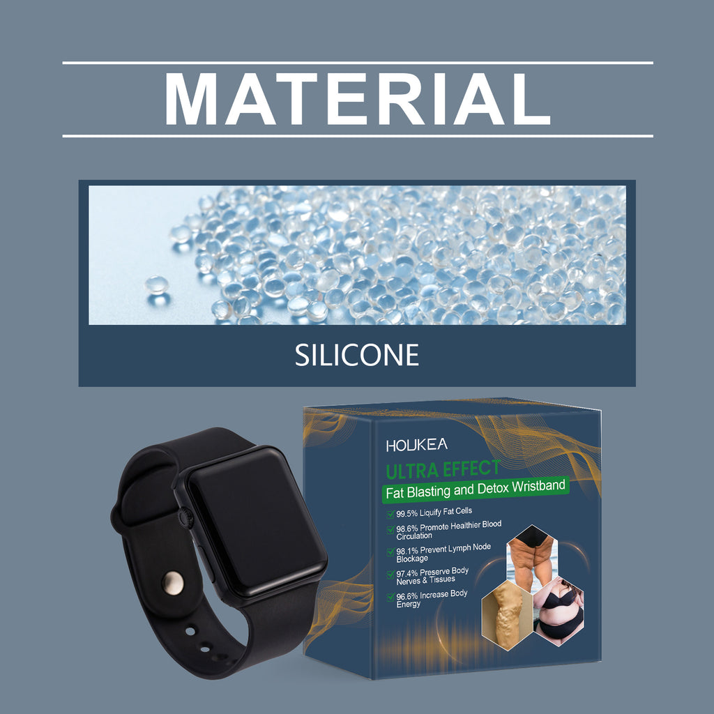 Houkea Body Care Watch Daily Lightweight Care Bracelet Unisex Fashion Personality Silicone Watch