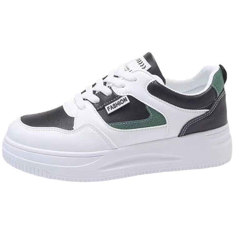 Instagram Trendy Basic Little White Shoes for Women Spring New Breathable Thick Sole Women's Shoes Korean Fashion Student Board Shoes for Women