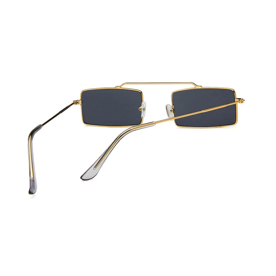 Rectangle Women's Sunglasses Single Bridge Sun Glasses Vintage Design Tiny Frame Shades Oculos De Sol for Ladies
