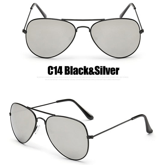 Pilot Mirror Sunglasses Women/Men Brand Designer Luxury Sun Glasses Women Vintage Outdoor Driving Oculos De Sol