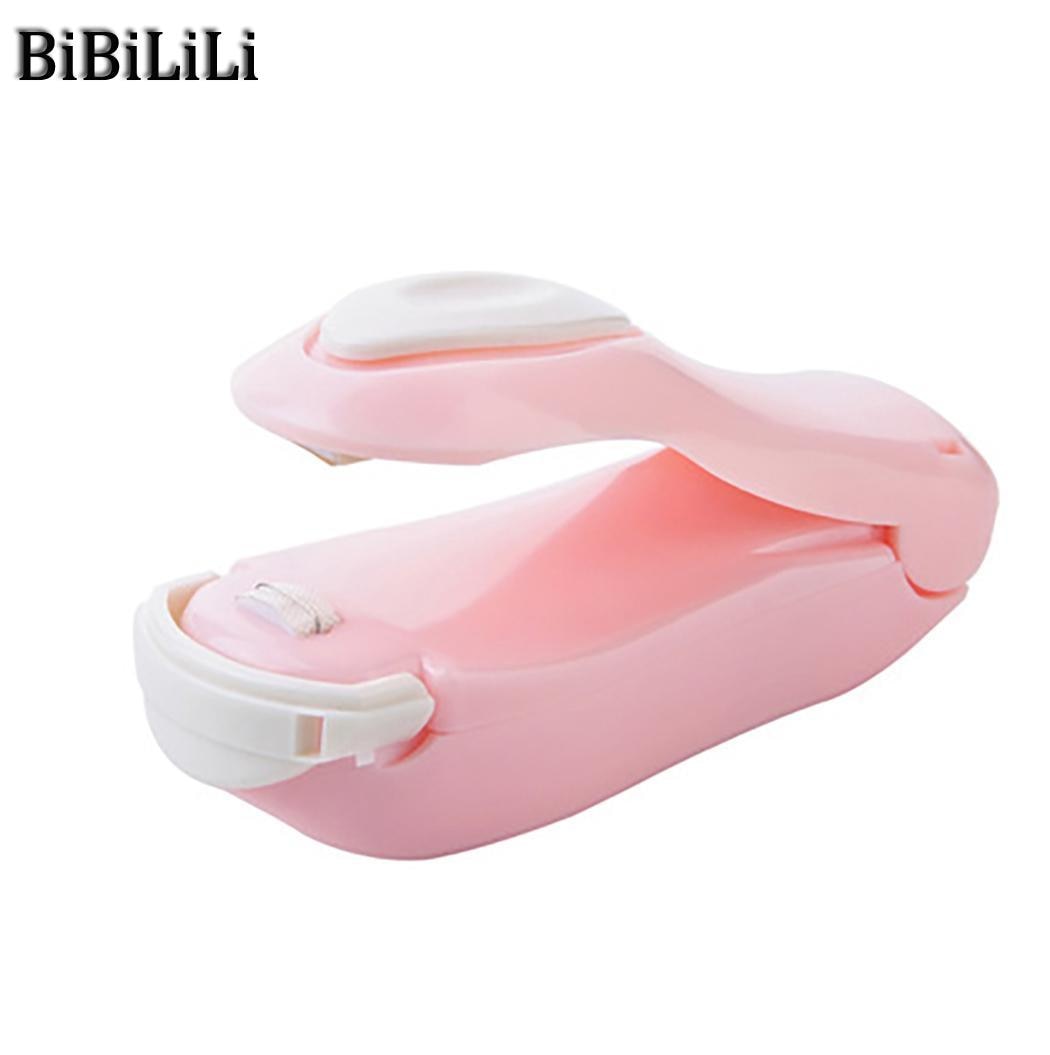 Food Bag Sealer Handheld Storage ABS Bag Heat Casual Plastic Party Dating Seals Resealer Packet Green Pink etc Blue Snack