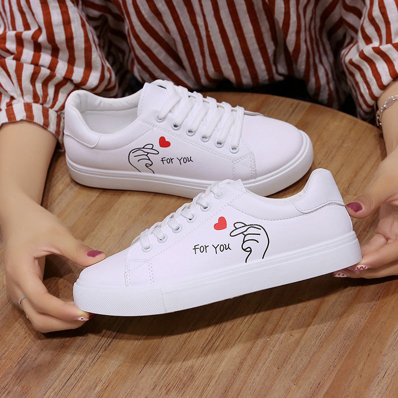 Fashionable Korean street photography student flat bottomed western-style little girl's shoes board shoes