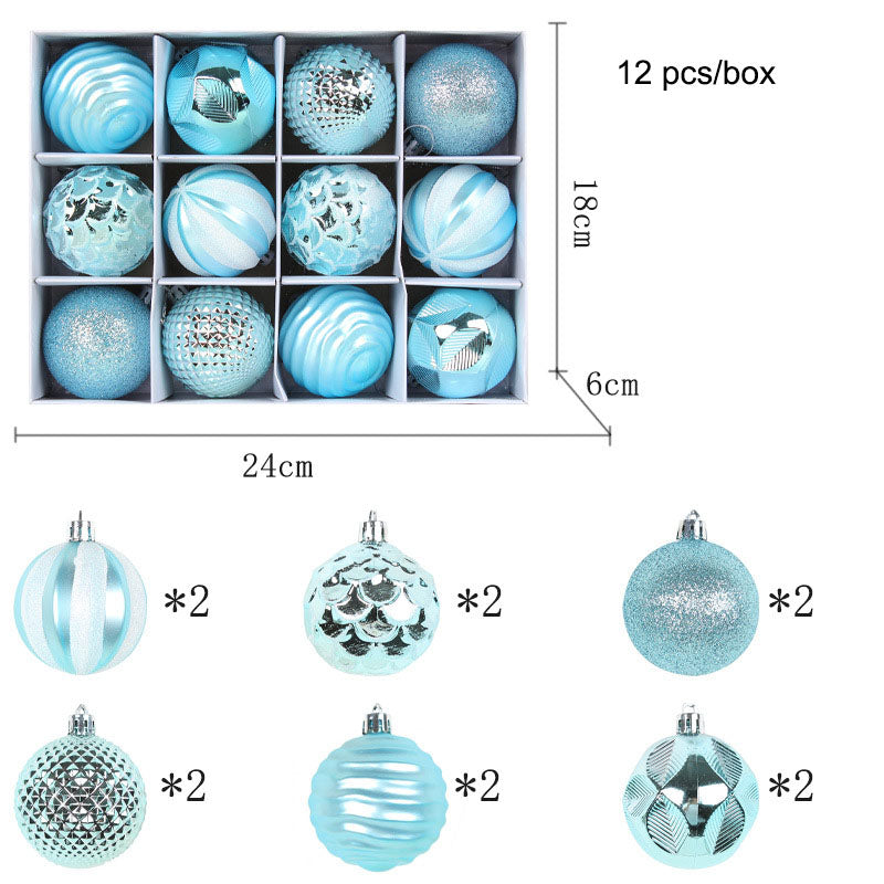 Christmas tree, colorful ball pendant, Christmas ball, Christmas gift decoration