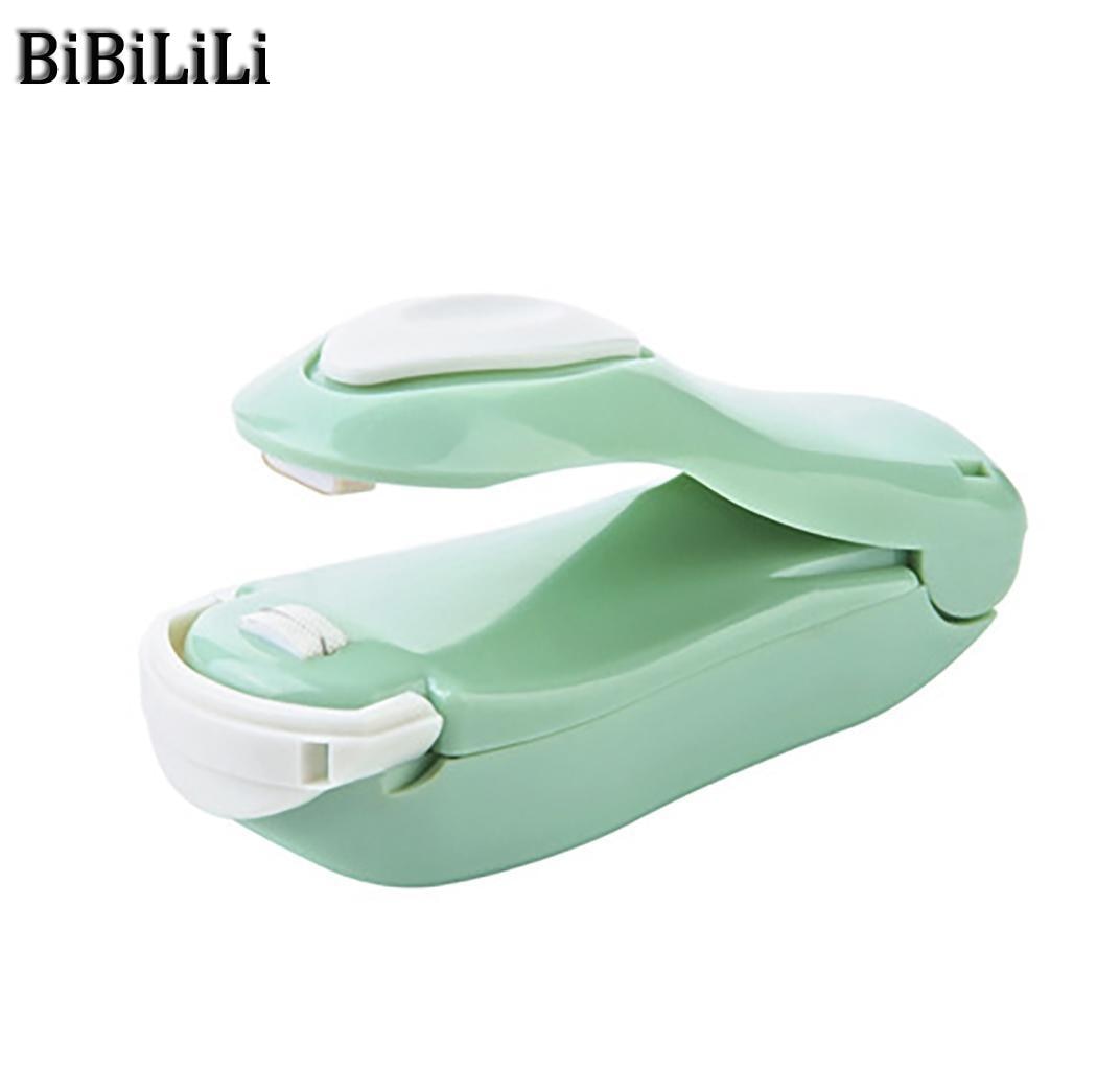 Food Bag Sealer Handheld Storage ABS Bag Heat Casual Plastic Party Dating Seals Resealer Packet Green Pink etc Blue Snack